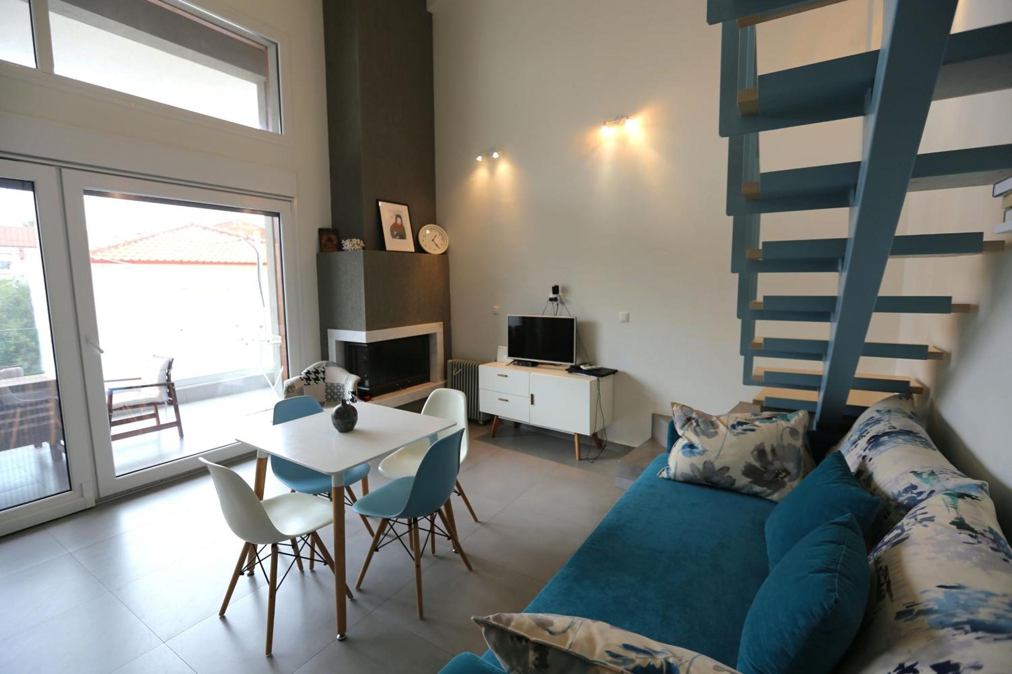 Aleksia Seaside Deluxe Apartment Pefkochori Eksteriør bilde