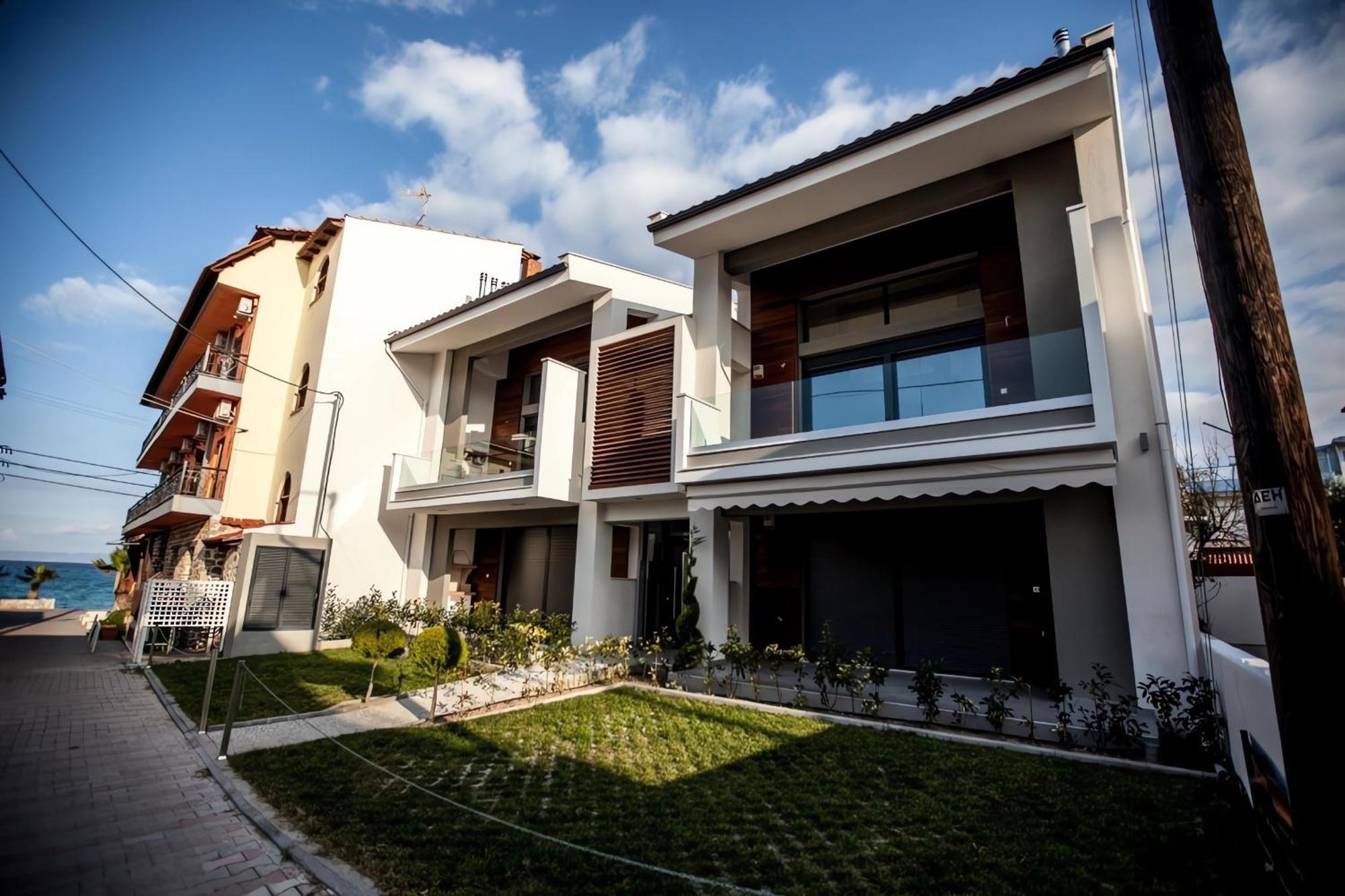 Aleksia Seaside Deluxe Apartment Pefkochori Eksteriør bilde