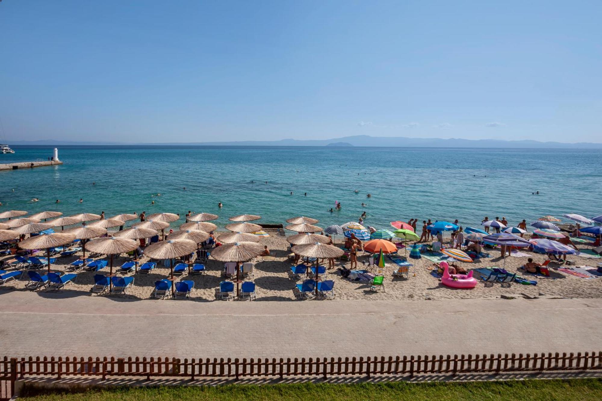 Aleksia Seaside Deluxe Apartment Pefkochori Eksteriør bilde