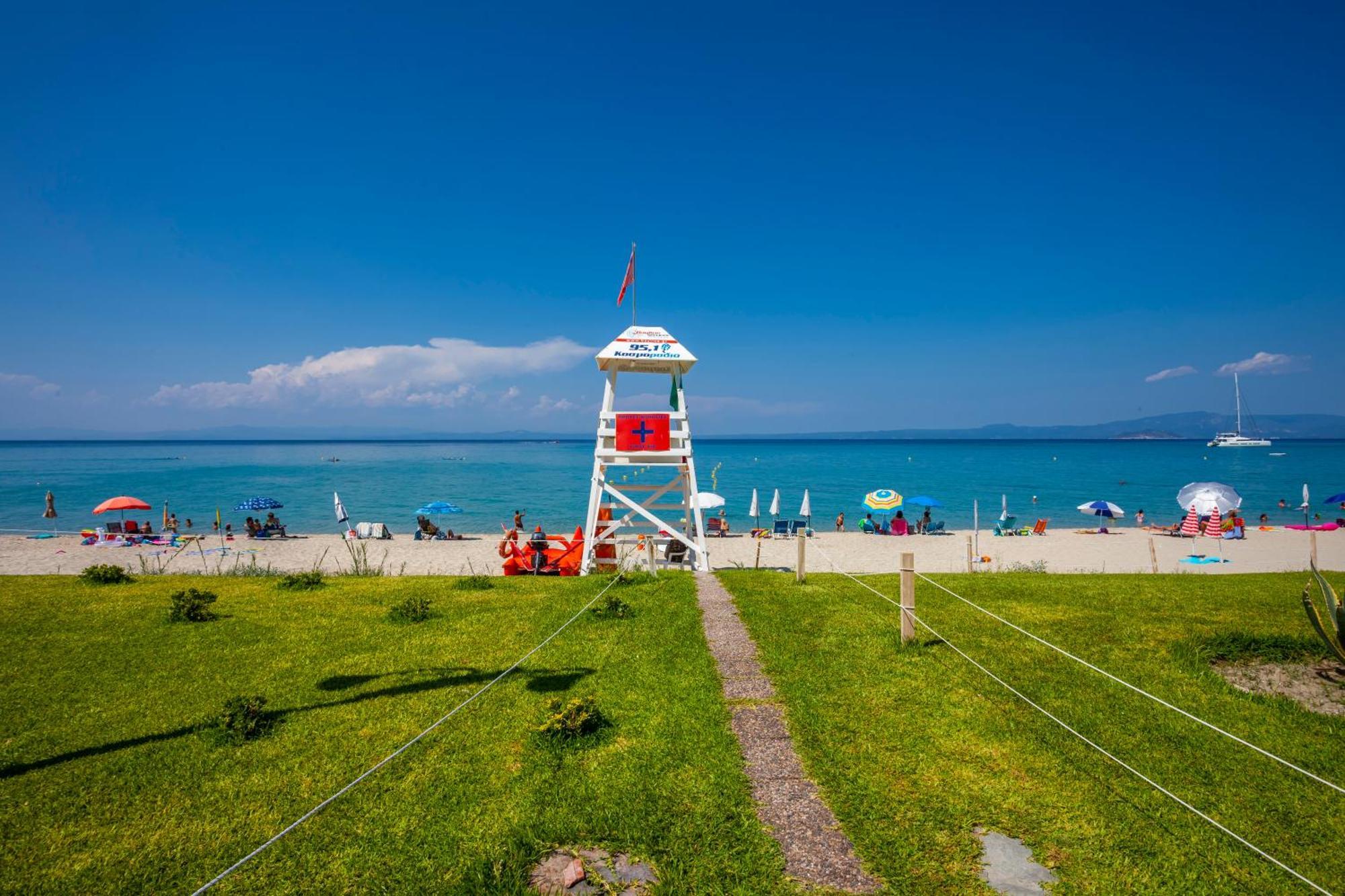 Aleksia Seaside Deluxe Apartment Pefkochori Eksteriør bilde