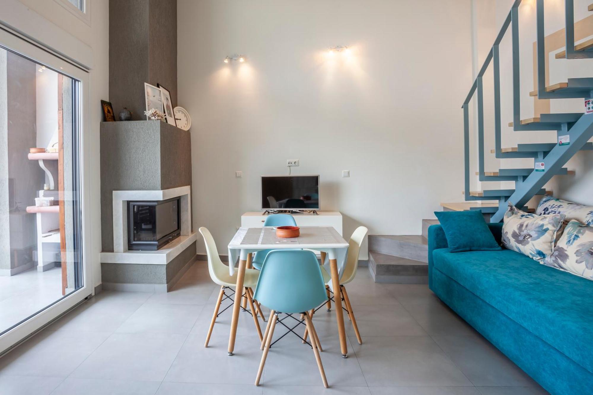 Aleksia Seaside Deluxe Apartment Pefkochori Eksteriør bilde