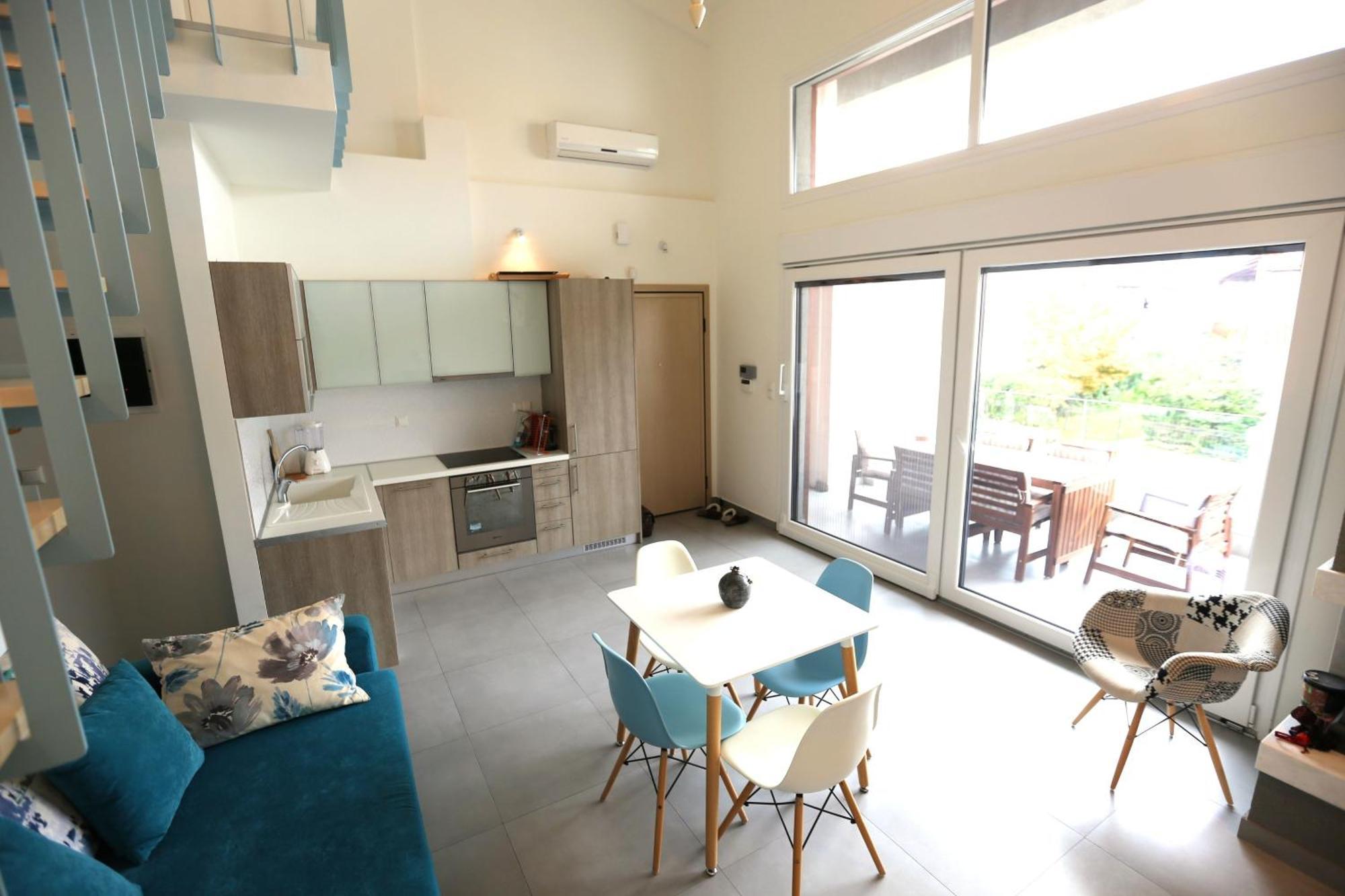 Aleksia Seaside Deluxe Apartment Pefkochori Eksteriør bilde